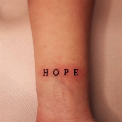 hope tatuaggio